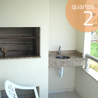 Sacada com churrasqueira.